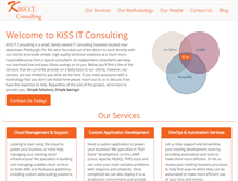 Tablet Screenshot of kissitconsulting.com